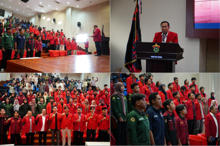 Dekan Fakultas Teknik Universitas Hasanuddin Lantik Pengurus Organisasi Kemahasiswaan Fakultas Teknik (OKFT) Periode 2026