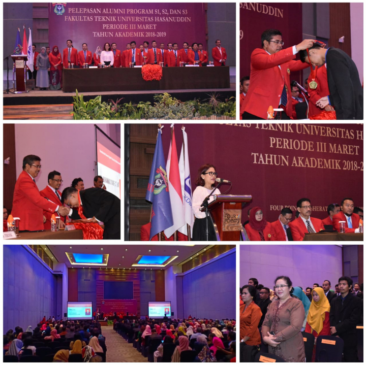 Pelepasan Alumni FT-UH Periode Maret 2019