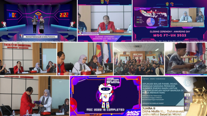 Fakultas Teknik Universitas Hasanuddin sukses melaksanakan Millenials Online Competition 2022
