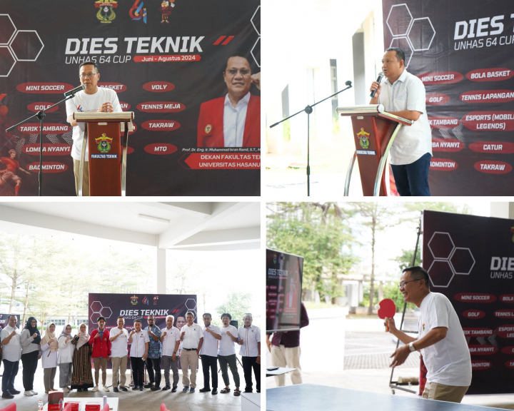 Sambut Dies Natalis ke 64, Fakultas Teknik Gelar Kick Off Dies Teknik Unhas 64 Cup.