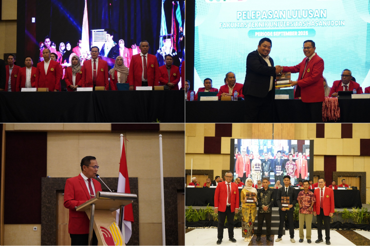 Unhas’s Faculty of Engineering Conferred Degrees on 359 Graduates at the September 2025 Commencement Ceremony
