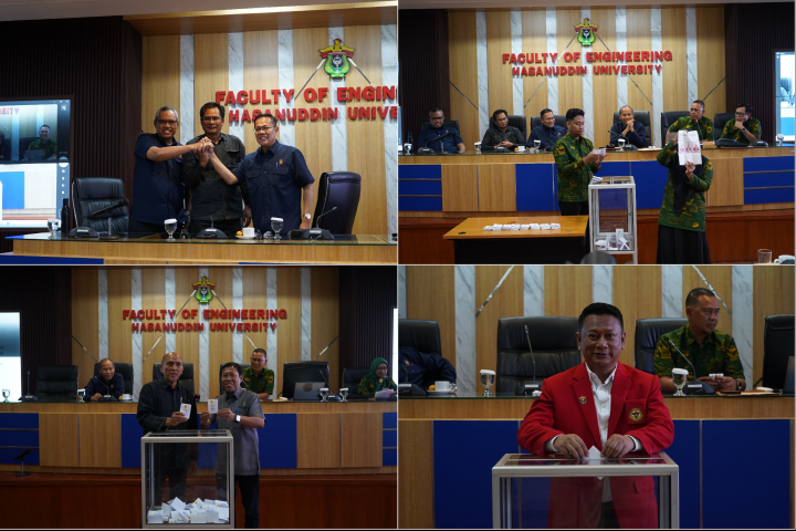 Senat Fakultas Teknik Unhas Gelar Pemungutan Suara Penjaringan Calon Dekan Periode 2026–2030