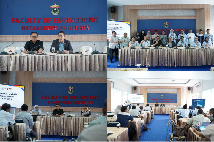 Fakultas Teknik Unhas Gelar Sosialisasi Skema LPJK Bersama LSP Unhas