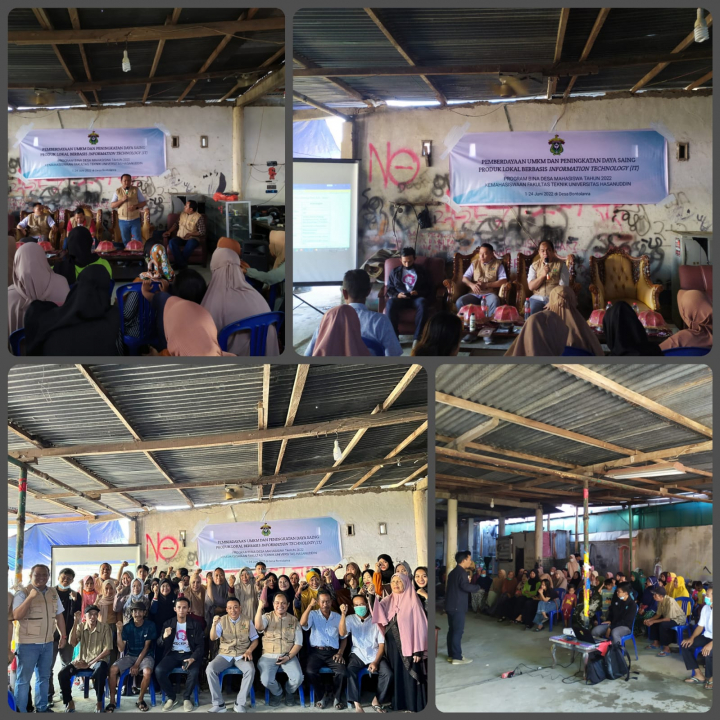Fakultas Teknik Unhas Sosialisasi Peningkatan Daya Saing Produk Berbasis Information Technology