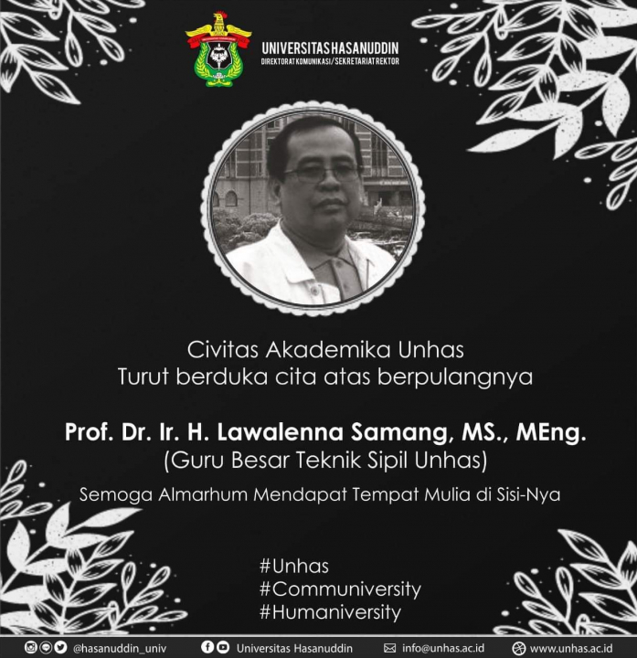 Selamat Jalan Prof. Lawalenna...