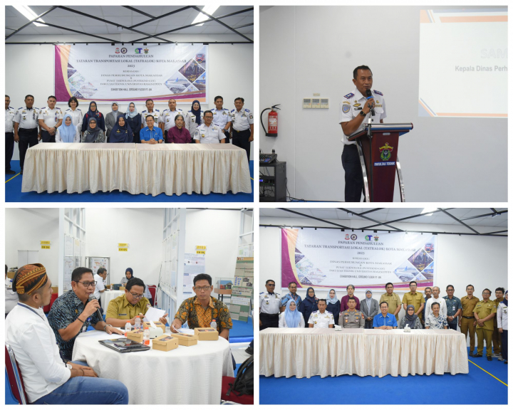 Dinas Perhubungan Kota Makassar Bekerja Sama dengan Pusat Teknologi (Pustekno - CoT) Selenggarakan Paparan Pendahuluan Tataran Transportasi Lokal (TATRALOK) Kota Makassar.