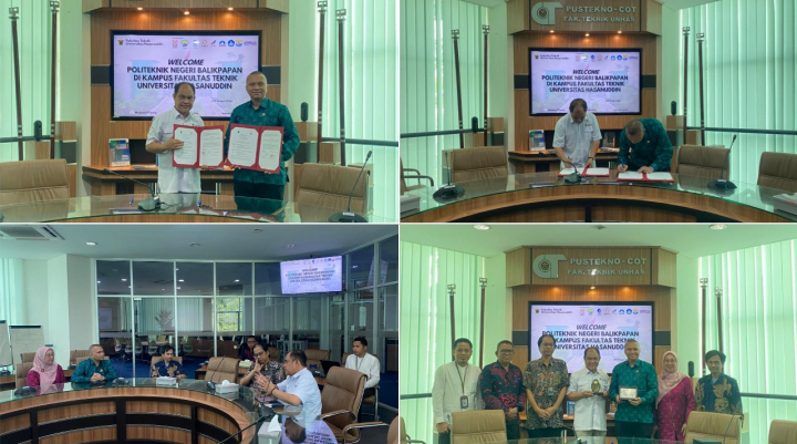 FT Unhas dan Poltekba Resmi Jalin Kerja Sama Program Doktor Teknik Elektro