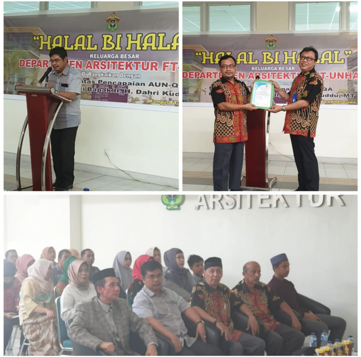 Pererat Silaturahmi Pasca Idul Fitri, Departemen Teknik Arsitektur FT Unhas Gelar Halal bi Halal