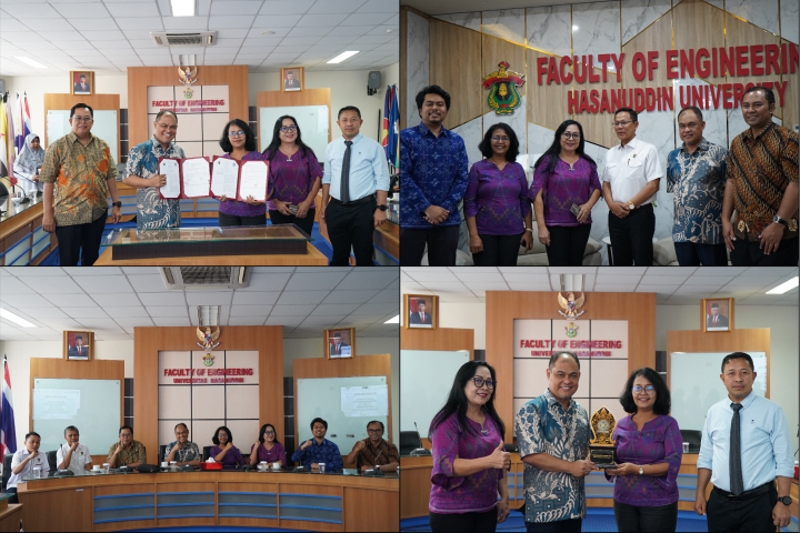 Kembali perluas Jejaring, Fakultas Teknik Universitas Hasanuddin Jalin Kerja Sama dengan Fakultas Teknik Universitas Udayana.