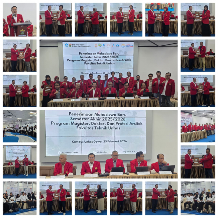 Penerimaan Mahasiswa Baru S2 & S3 FT Unhas TA 2025/2026