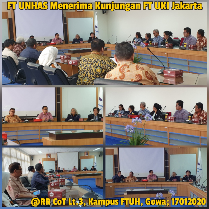 Penjajakan Kerja Sama Antara FT-UH dan FT UKI Jakarta