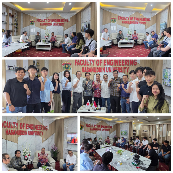 Fakultas Teknik Unhas Sambut Mobility Students dari Saga University Jepang