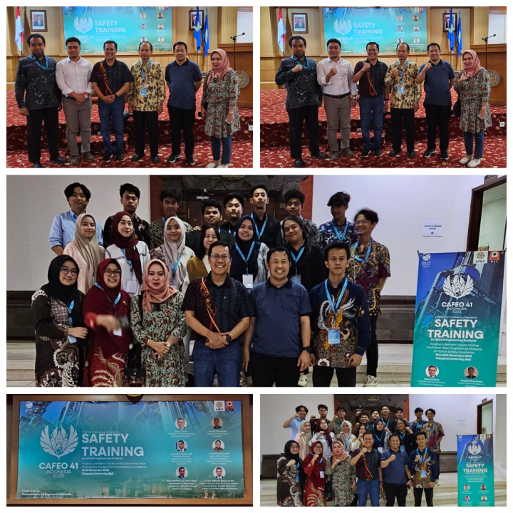 Untuk Menjadi Duta HSE, Sebanyak 14 Mahasiswa Teknik Universitas Hasanuddin Terima Sertifikat Safety ASEAN Engineering Student dari AFEO